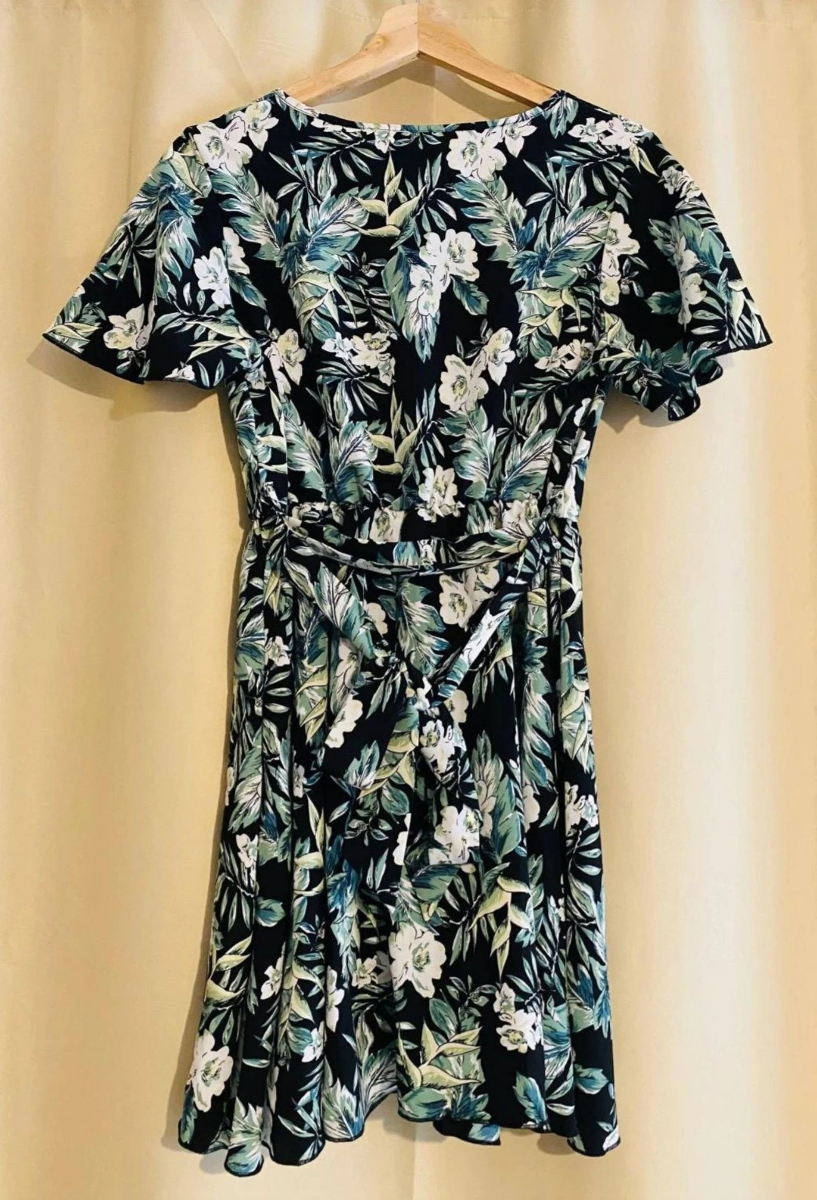 💚🖤 Magnífico vestido de verano con motivo tropical/floral - Talla S - Perfecto estado 🖤💚 – photo 7